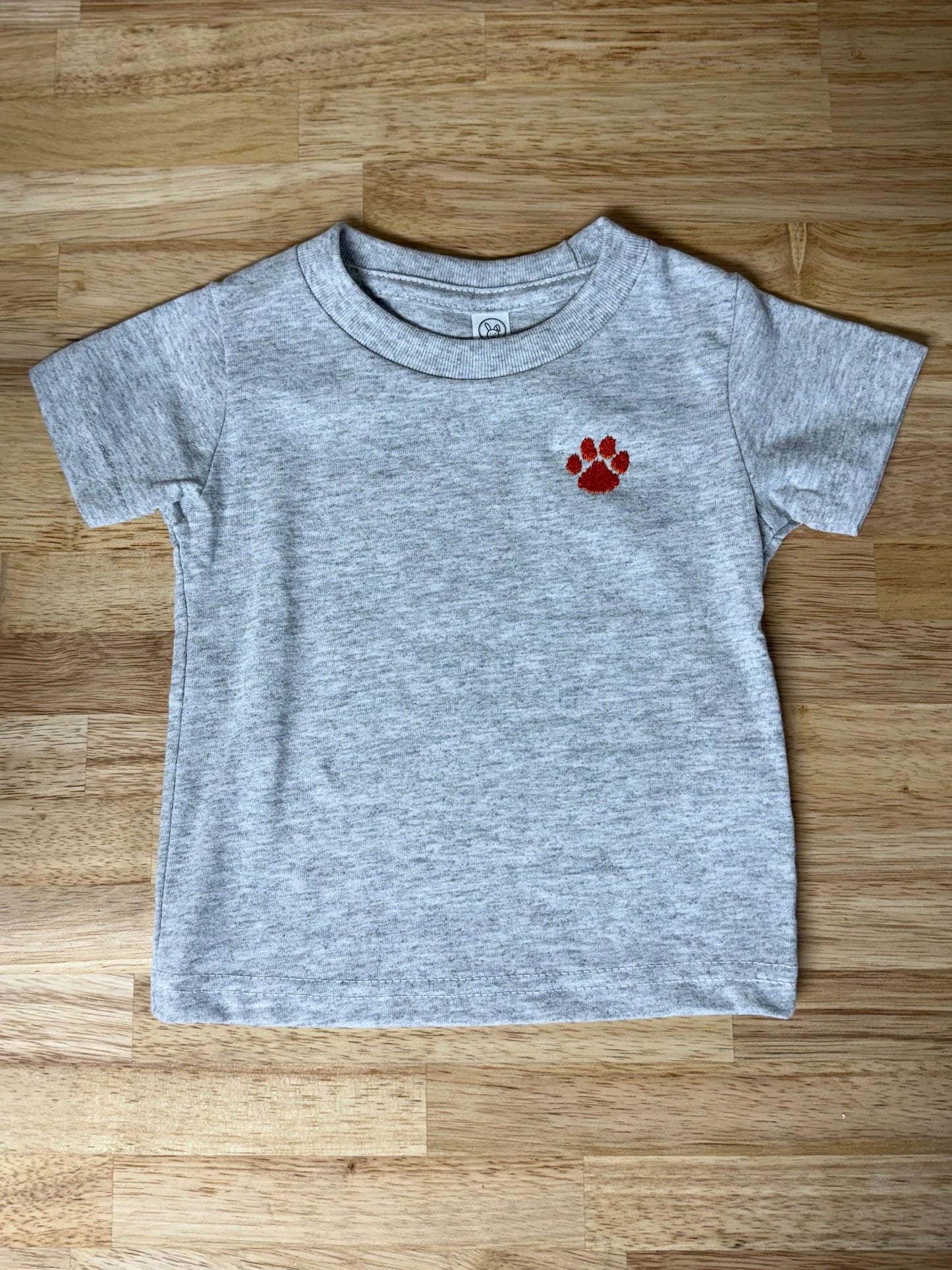 Infant and Toddler Paw print T-shirt