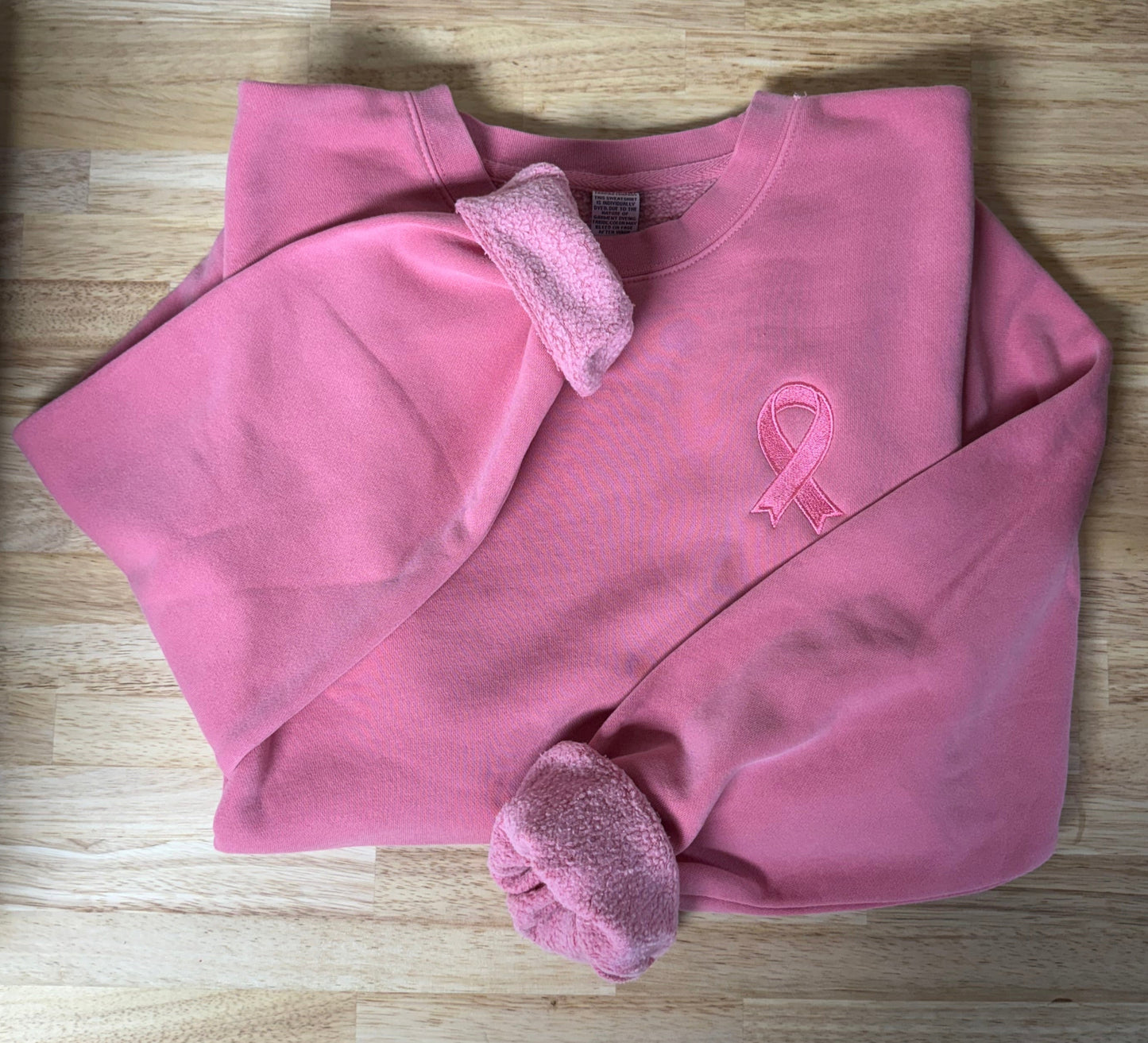 Breast Cancer Ribbon Crewneck