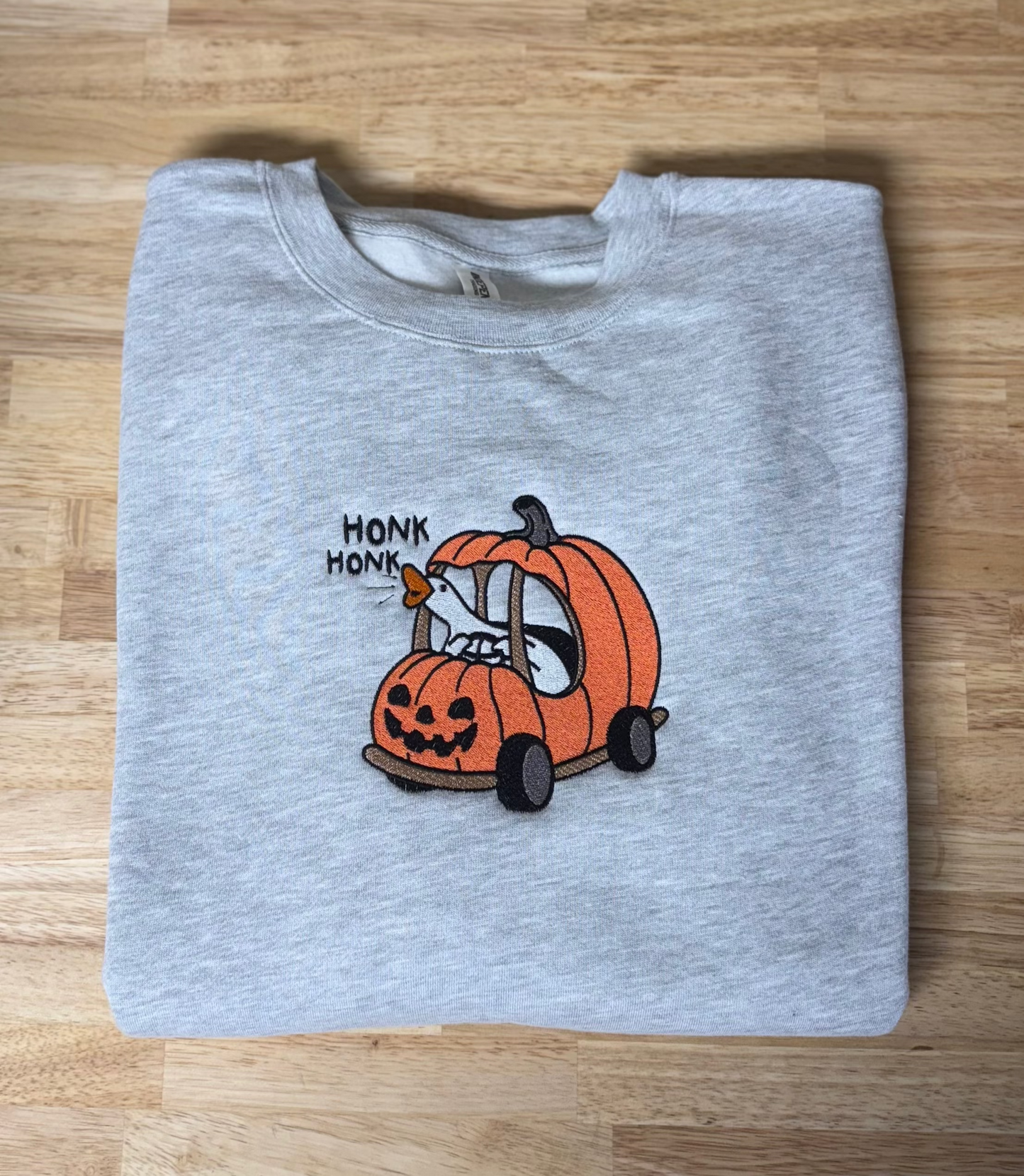 Goose in a pumpkin car (Adult)