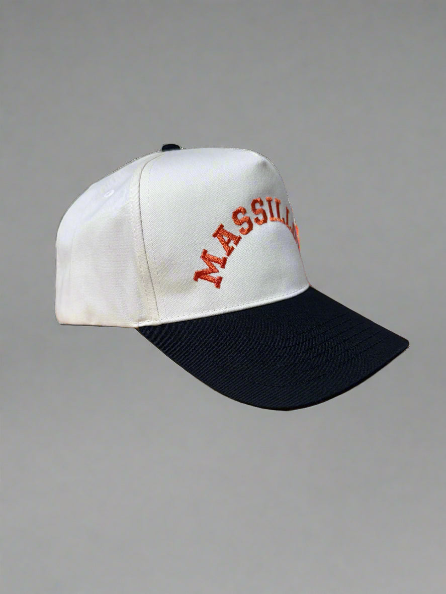 Vintage "MASSILLON" Five-Panel Twill Hat