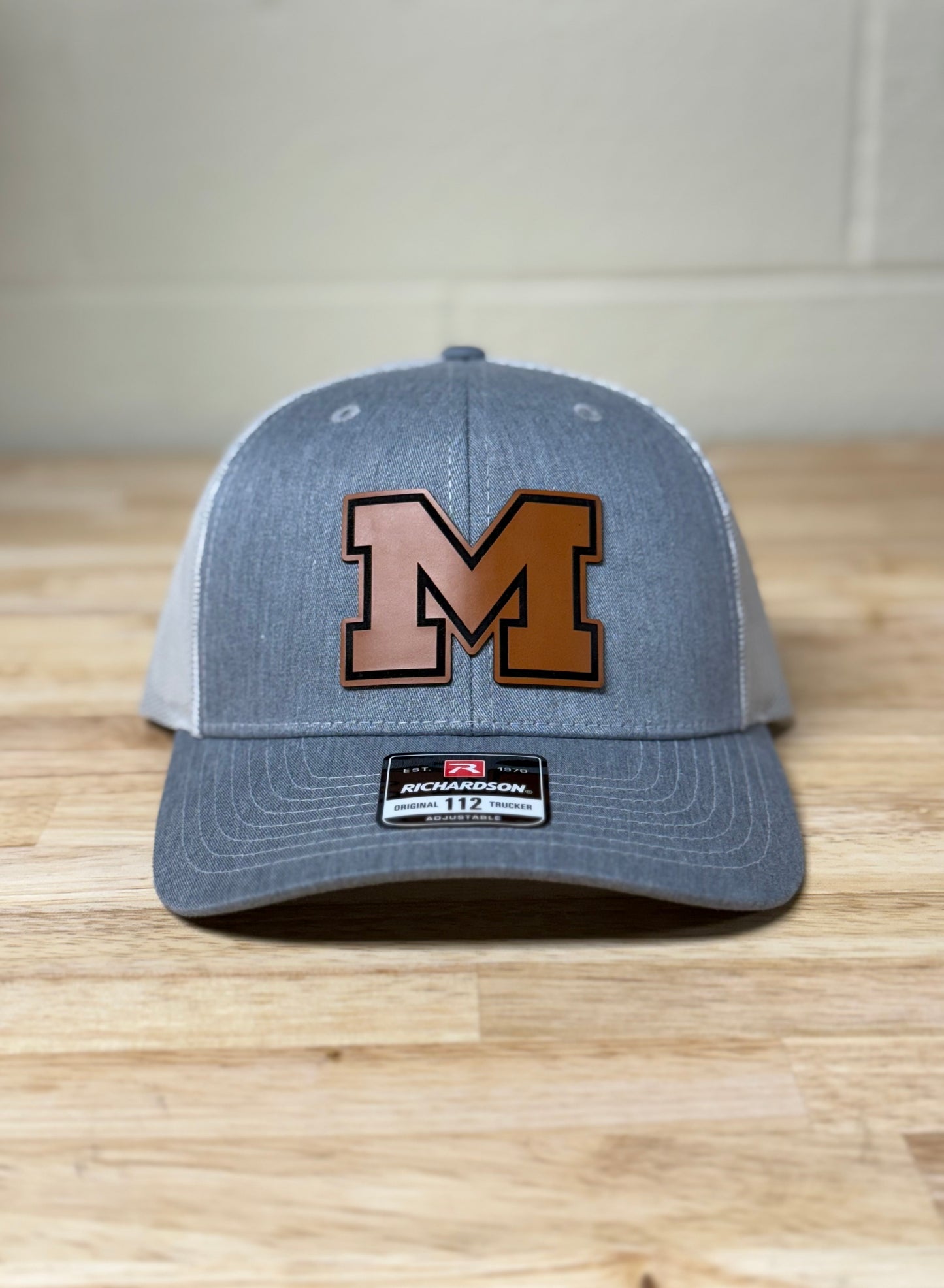 Massillon "M" Leather Patch Hat