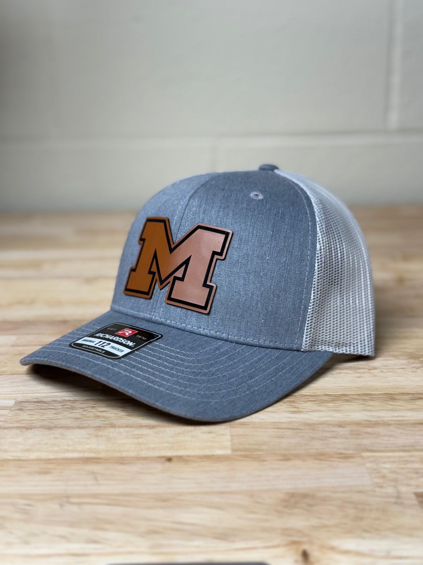 Massillon "M" Leather Patch Hat