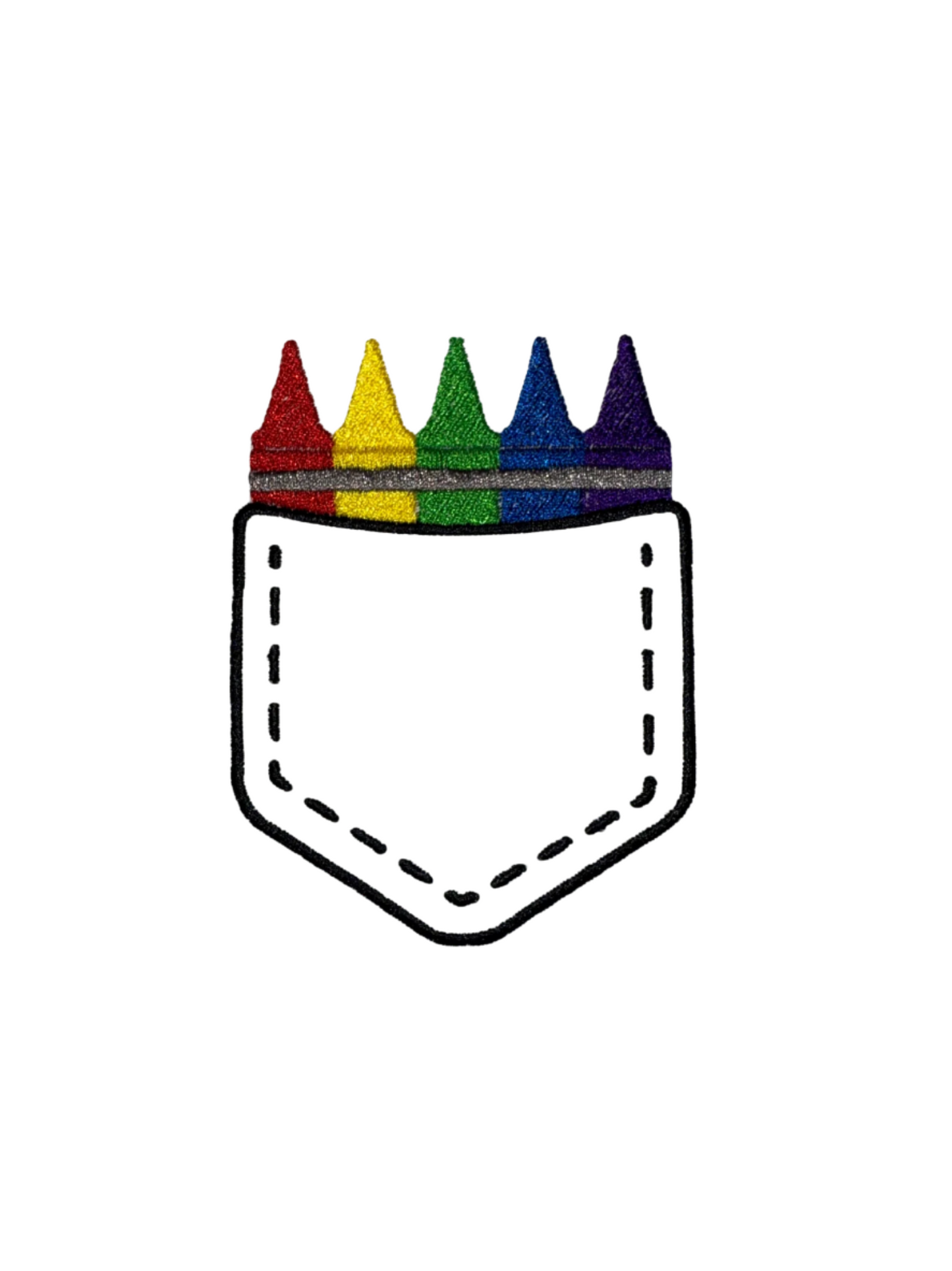 Faux Crayon Pocket Quarter-zip
