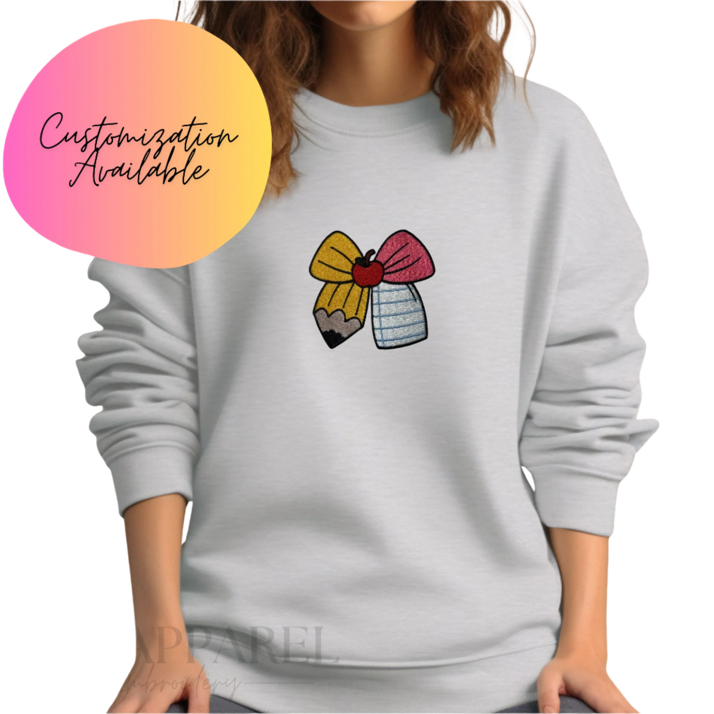 School Bow Crewneck