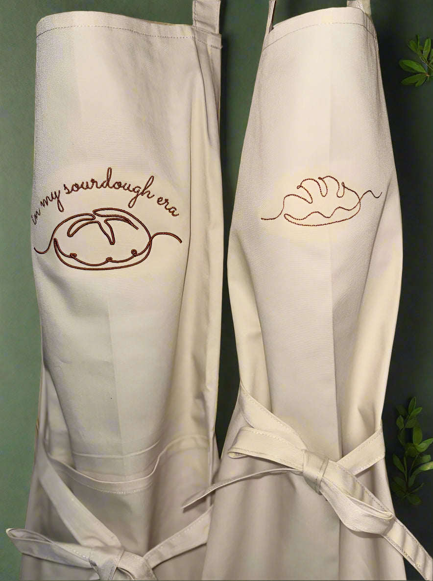 Mom & Little "in my sourdough era" Apron Set