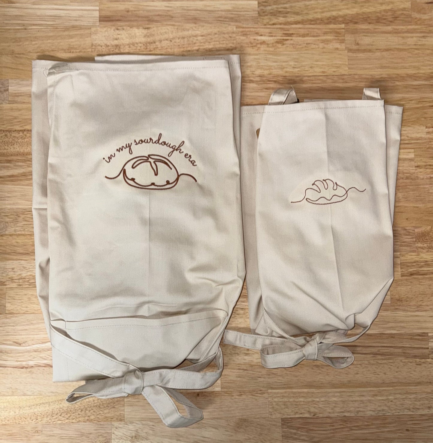 Mom & Little "in my sourdough era" Apron Set