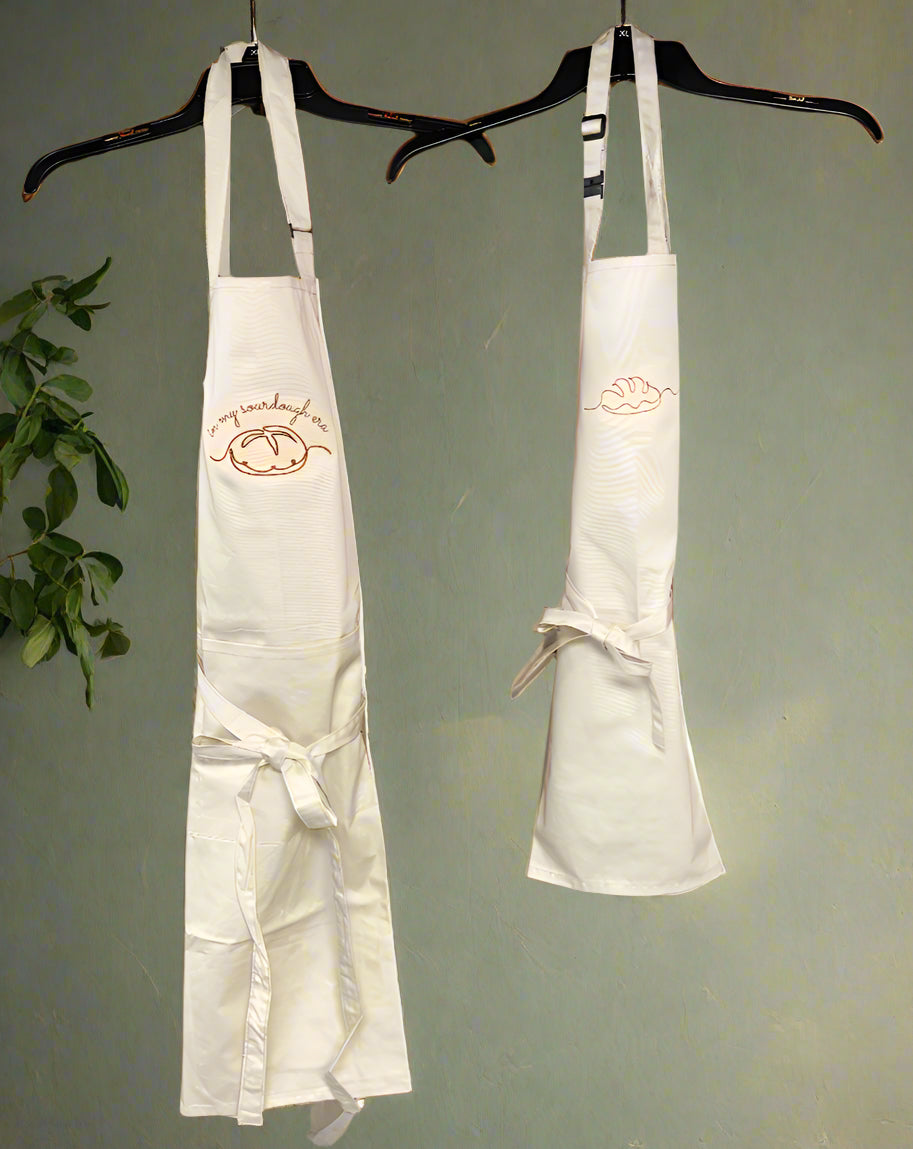 Mom & Little "in my sourdough era" Apron Set