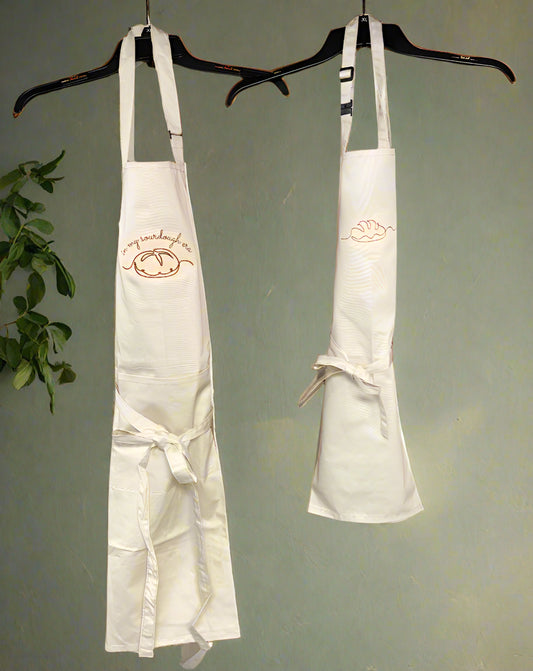 Mom & Little "in my sourdough era" Apron Set