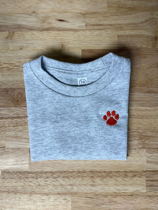 Infant and Toddler Paw print T-shirt