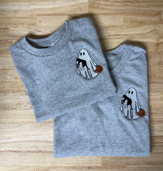 Ghost with a Cat T-shirt (Children's)
