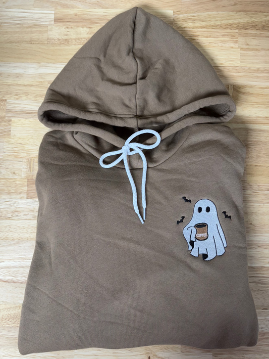 Ghostie with Coffee & Bats Hoodie