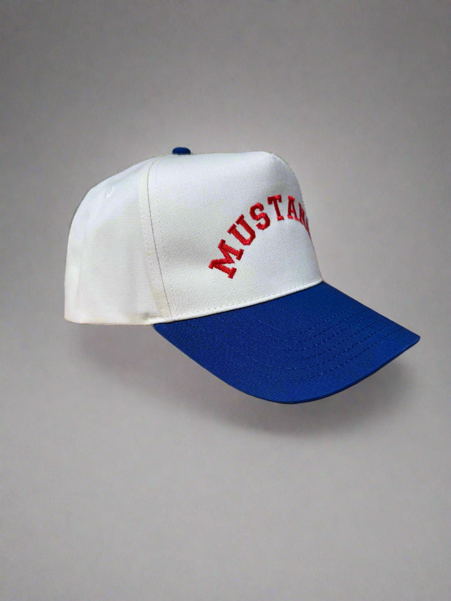 Vintage "MUSTANGS" Five-Panel Twill Hat