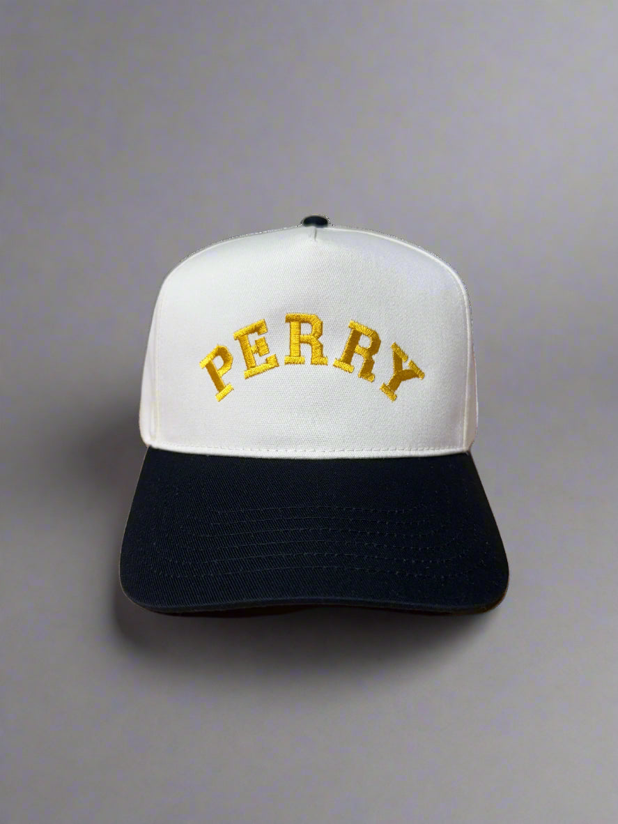 Vintage "PERRY" Five-Panel Twill Hat