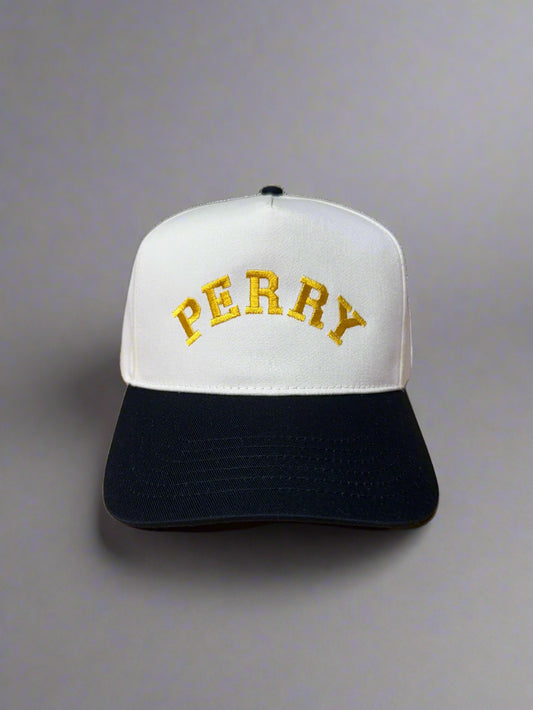 Vintage "PERRY" Five-Panel Twill Hat